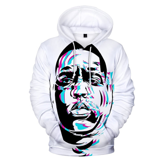 2022 New Rock Biggie Hoodies Soft Notorious B.I.G. Sweatshirts 3D Printed Notorious Big Mens Biggie Hip Hop Pullovers